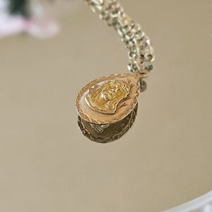 Vintage Solid 14k Gold Pendant Necklace